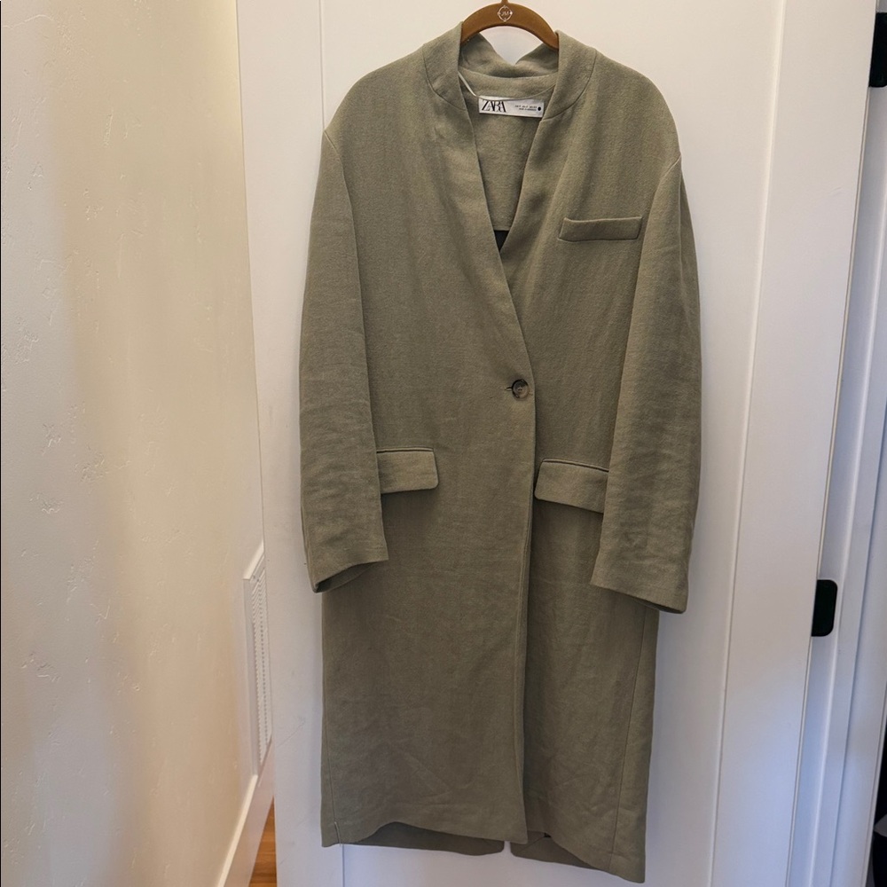 Zara Women's Khaki Trench Coat
